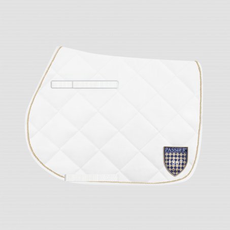 Breathable Saddle Cloth with Coat of Arms Jumping